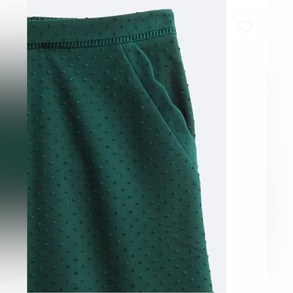 Kelly Green Ruffle Skirt - Picture 3 of 10